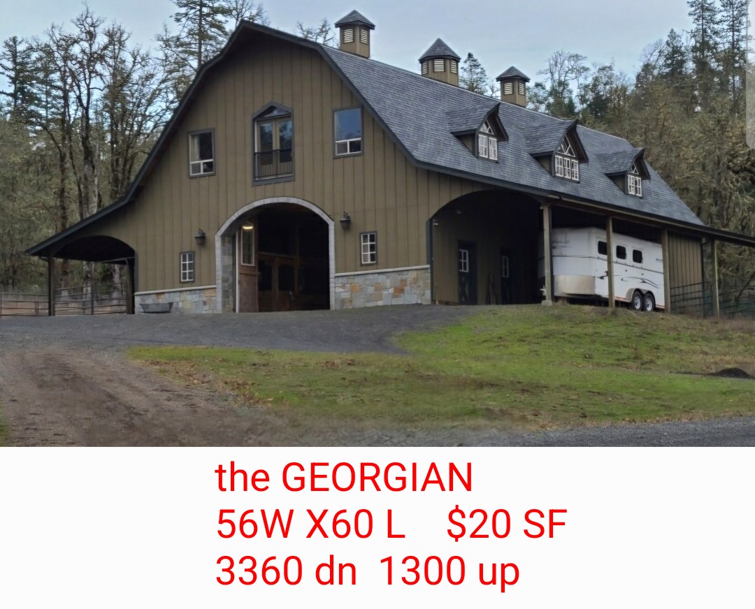 Barn Factory The GEORGIAN $20 SF – The Barn Factory